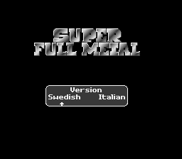 Super Full Metal (unreleased) Title Screen